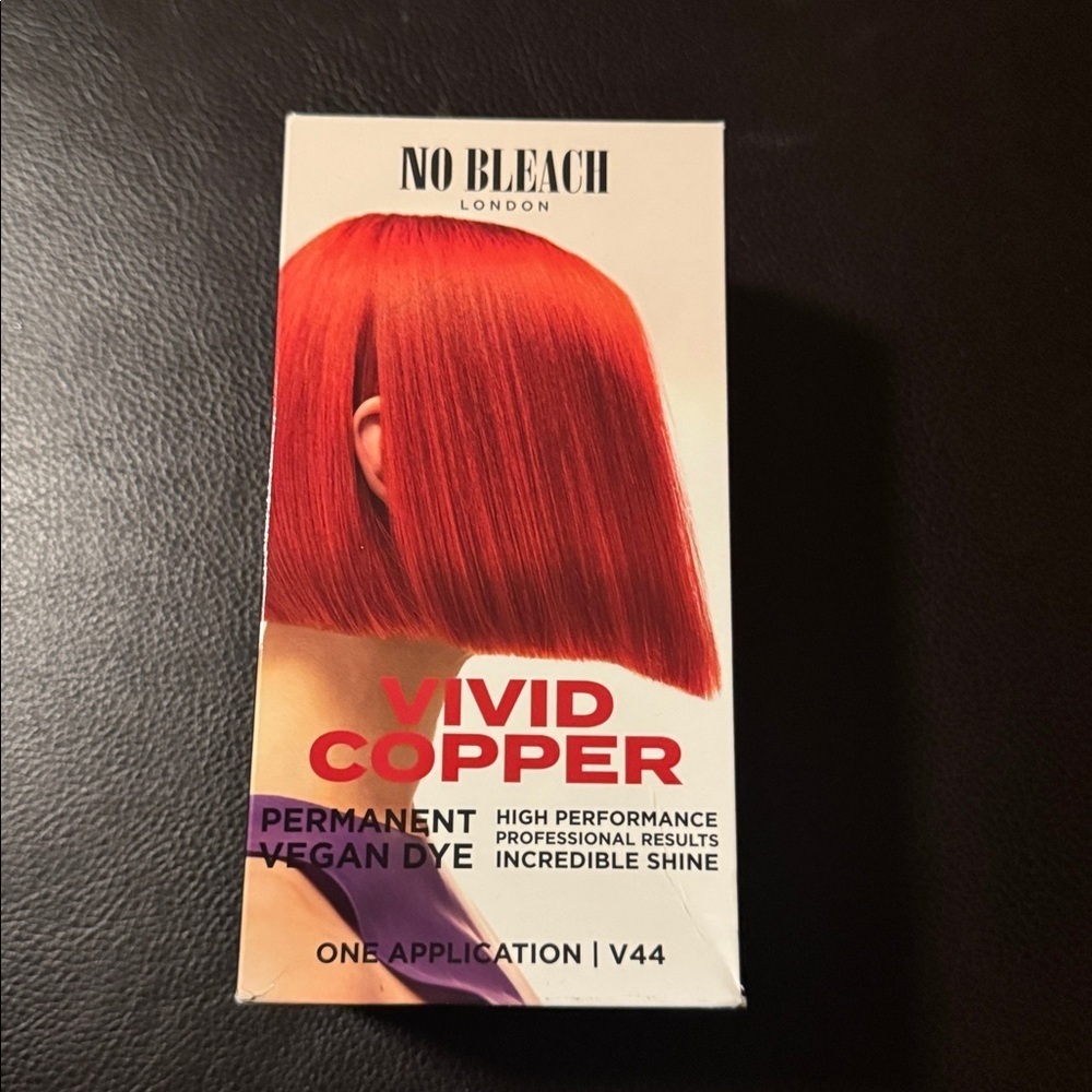 No Bleach London Vivid Copper Permanent Vegan Dye 1 Box